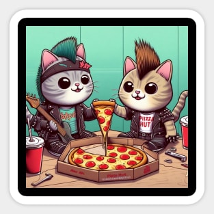 Pizza Punks Sticker